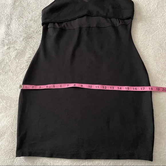 Fashion Nova Black Cut Out Chest Mini Dress - Picture 4 of 11